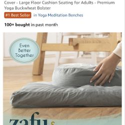 Florensi Zafu and Zabuton Meditation Cushion Floor Pillow