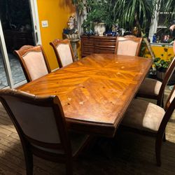 Sturdy Wood Dining Table