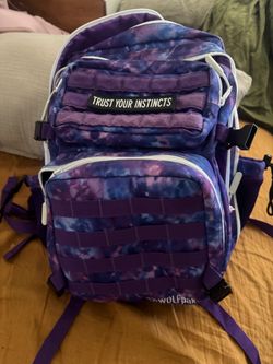 WOLFpak Tactical Backpack Purple Tie-Dye