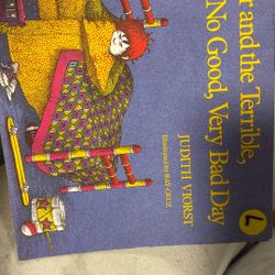 Alexander And The Terrible, Horrible, No Good , Very Bad Day 