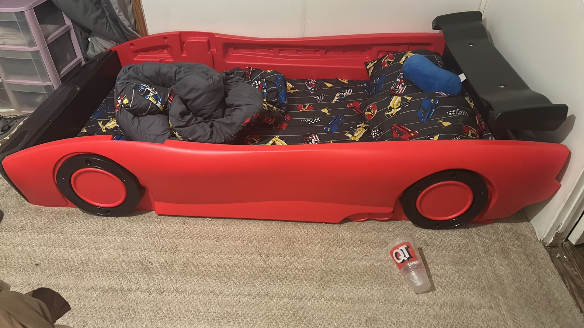 Race Car Bed Son Won’t Even Use It $230