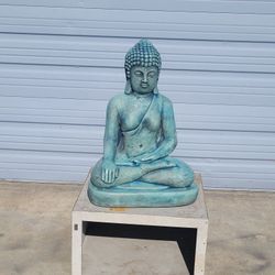 Buddha Statue Concrete 29 Inches Tall 