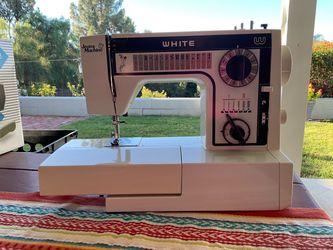 White sewing machine