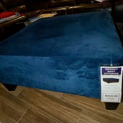 Blue Ottoman