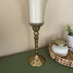 Tall Brass Candlestick