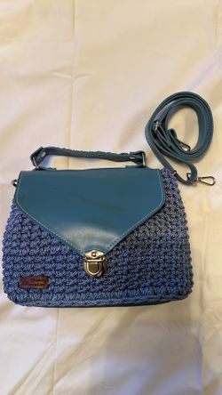 Handmade purse with crossbody strap