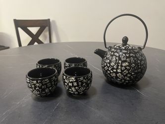 Japanese Tea Pot And Cups Set