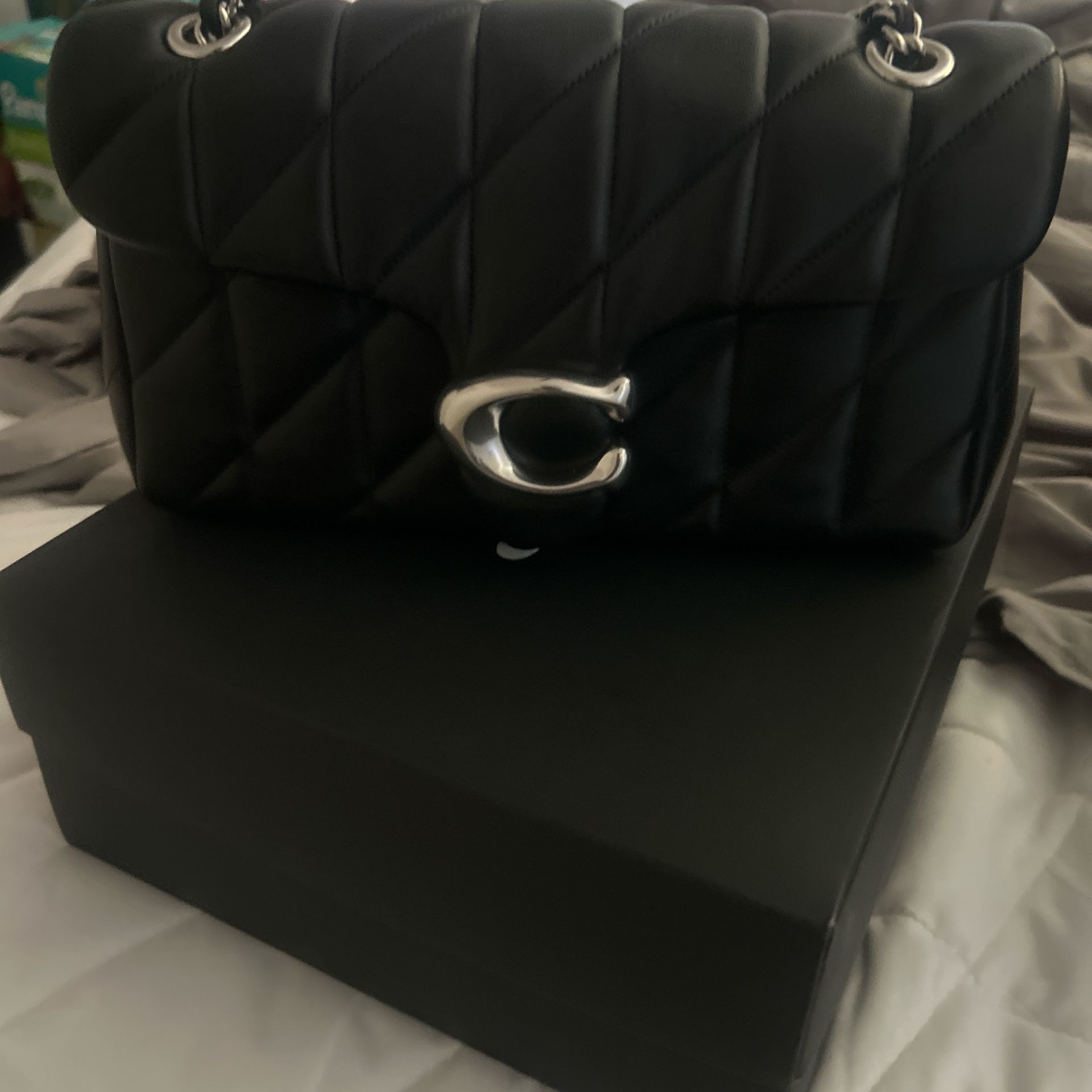 Black Tabby Coach Purse