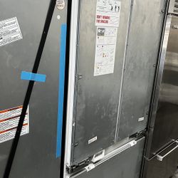 Bosch French Door Built In 36” Wide Panel Ready Refrigerator 