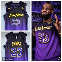 Lakers LeBron James Jersey S M L XL XXL 