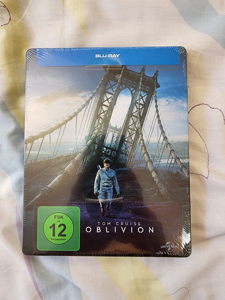 NEW tom cruise oblivion SteelBook Collector Edition Case Movie Blu-ray sci-fi action