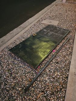 Scrap metal door