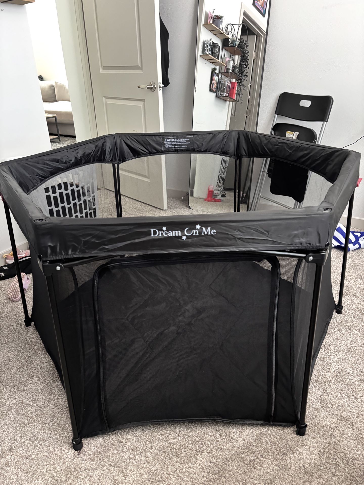 Dream On Me, Black, Toddler/Baby Playpen