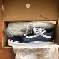 Vans Old Skool Navy Men 4.5 Women 6