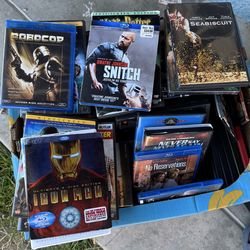 Huge DVD & Blu-ray Movie Lot – 120+ Titles