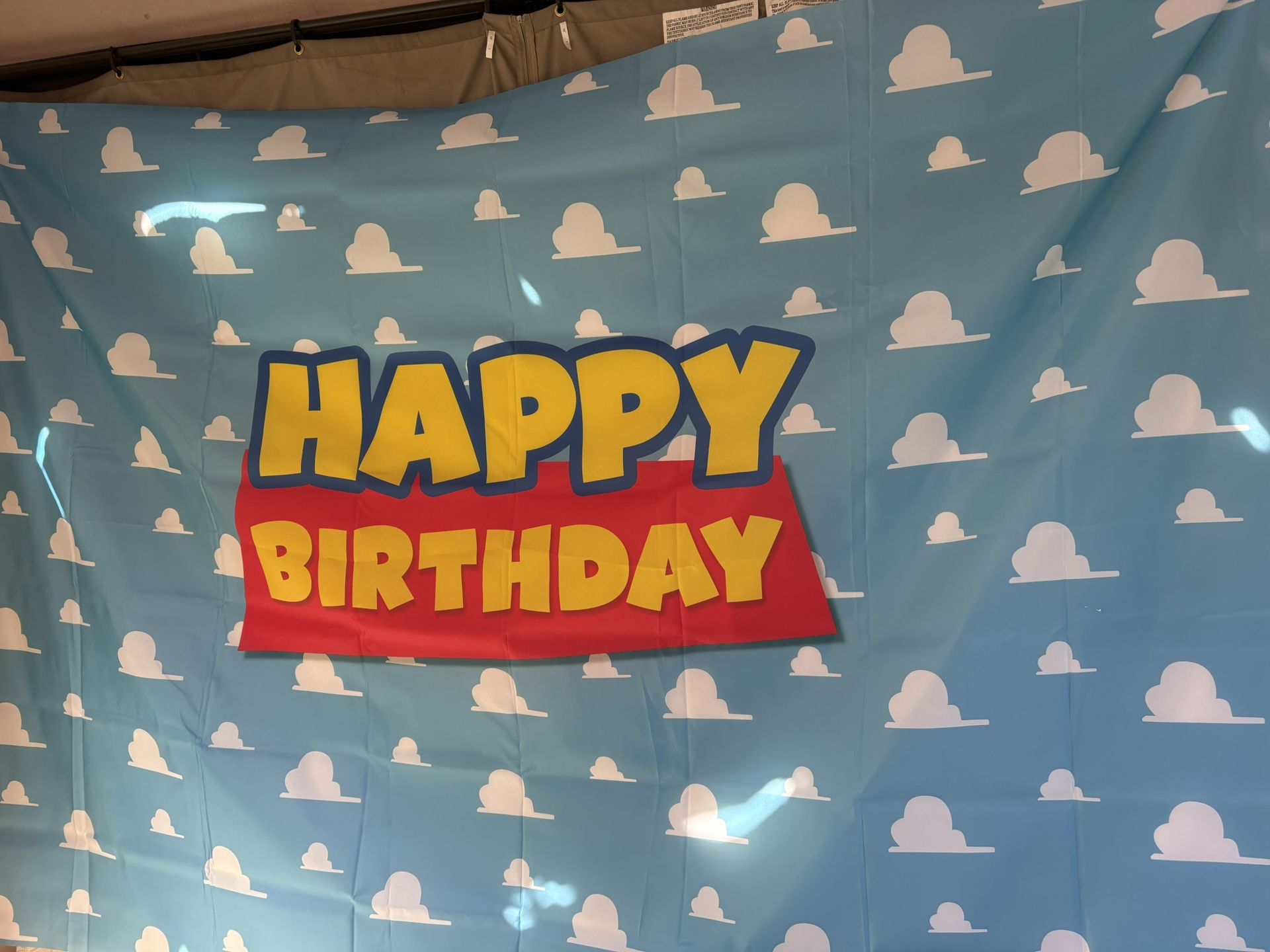 Toy Story Birthday Banner