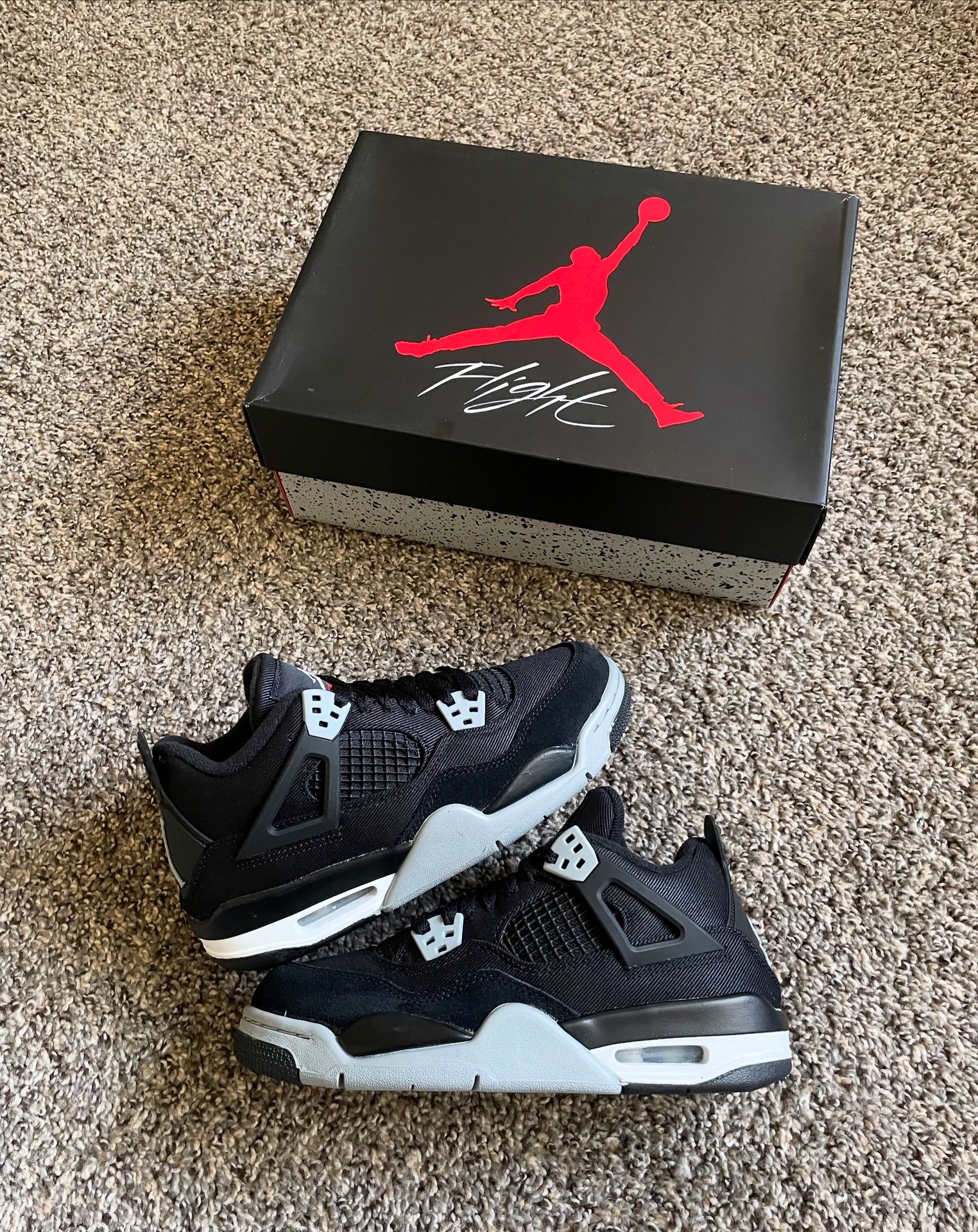 Nike Air Jordan 4 Retro “Black Canvas” ❗️PRICES VARY BY SIZE❗️
