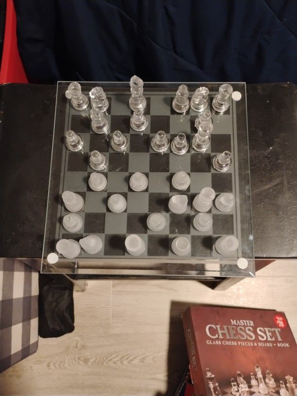 Glass Chess Set