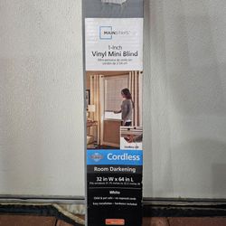 4 new cordless miniblinds 32x64