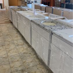 !UPDATE! These clearance vanities are flying out of our shop!! First come first serve for high quality