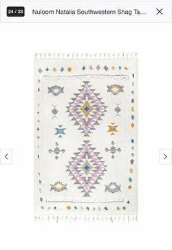 Shag Rug 6 ‘ x 6 ‘