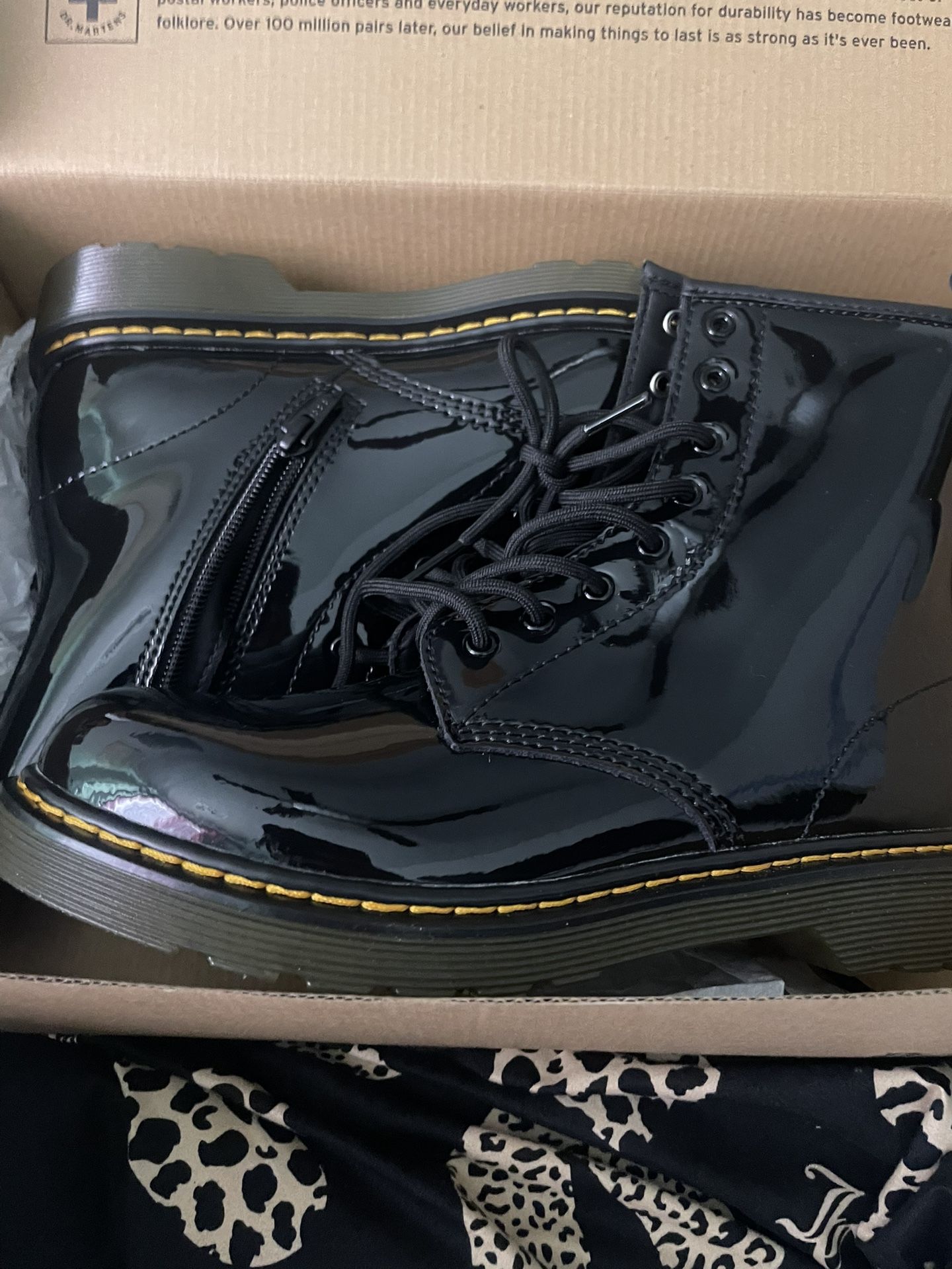Dr Martens Black Boots Practically New !!!