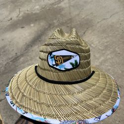 Reyn Spooner Adult San Diego Padres Straw Hat
