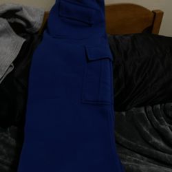 Blue Cargo Sweats 