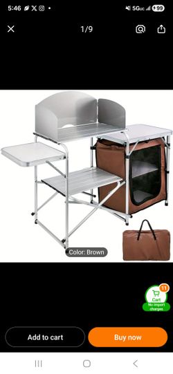 Camping Grill Table 