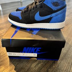 Air Jordan 1 Suede Royal Blue & Black
