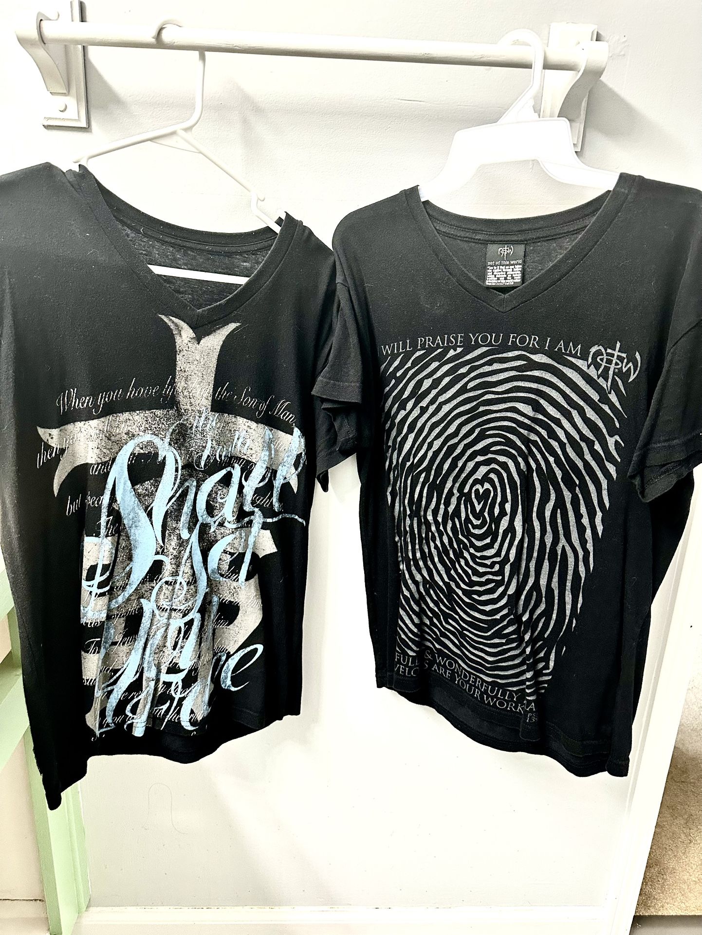 Set Of 2 Christian tees Small Size