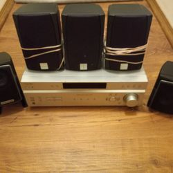 Sony Home Stereo Receiver Amplifier With Speakers