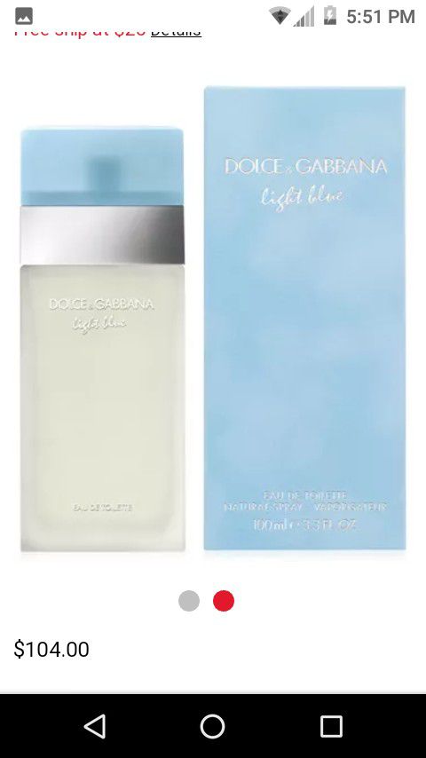 Dolce&Gabbana (light blue) woman perfume