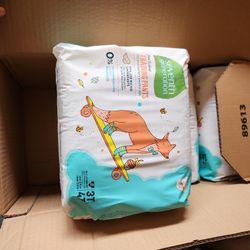 Case Of 4 Seventh Generation Potty Training Pants, Free & Clear, Size 3T/4T (Large), 32-40 lbs, 22 count Package