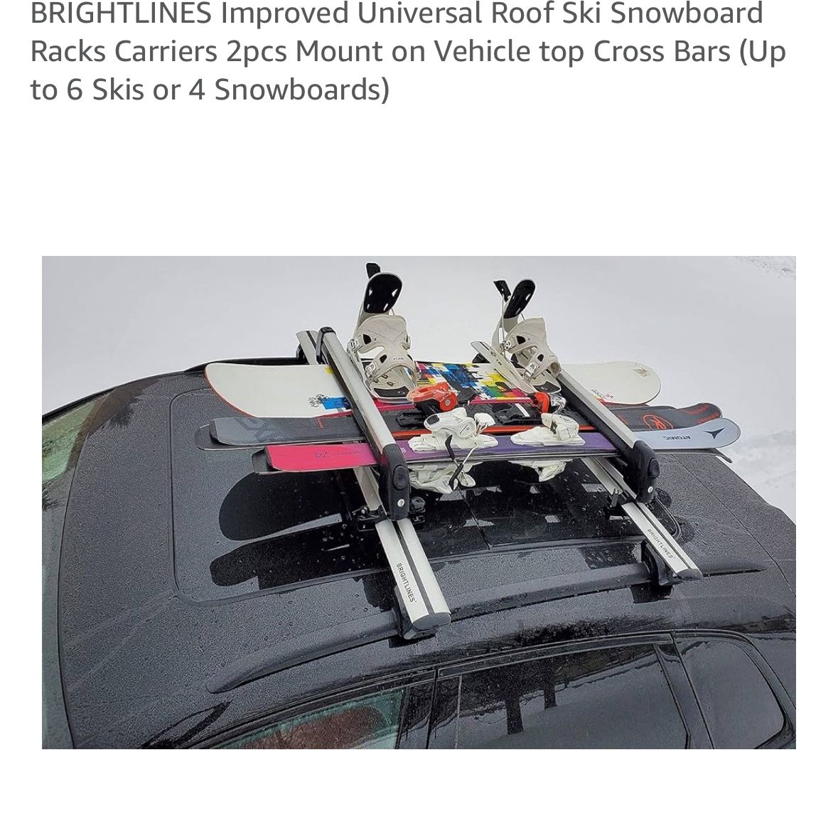 NEW Roof Rack Ski / Snowboard