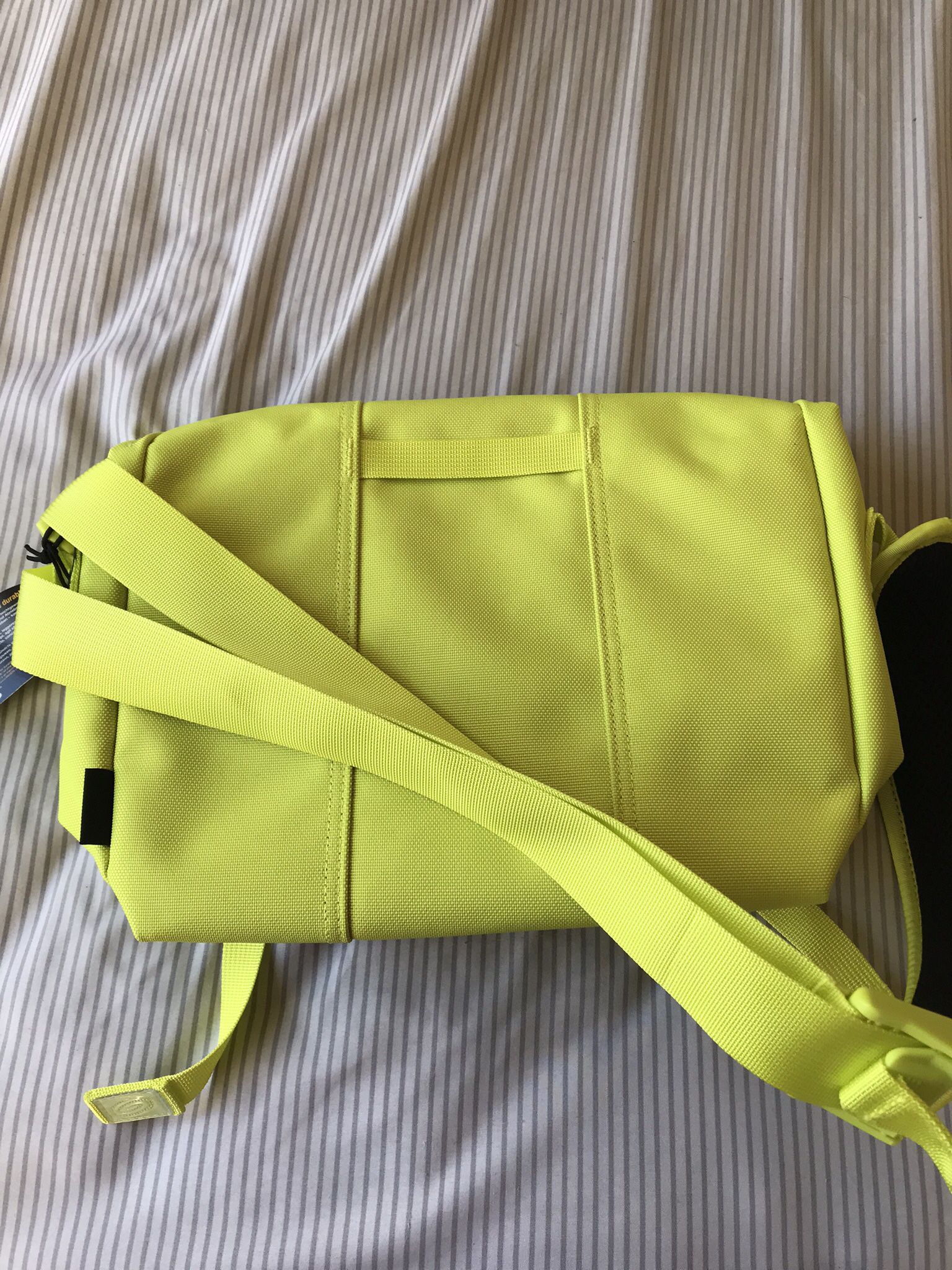 Timbuk2 Micro Classic Messenger Bag Yellow Sulphur Canvas Size XS