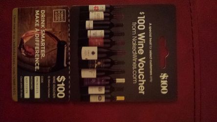 $100 Wine Vouchers