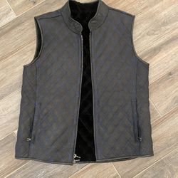 Genuine Leather Black Vest
