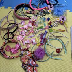 Kids hair accessories(some never used or lightly used)