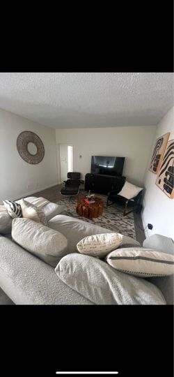 Large Gray Sectional Sofa