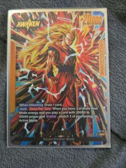 Dragonball Z card Son Goku