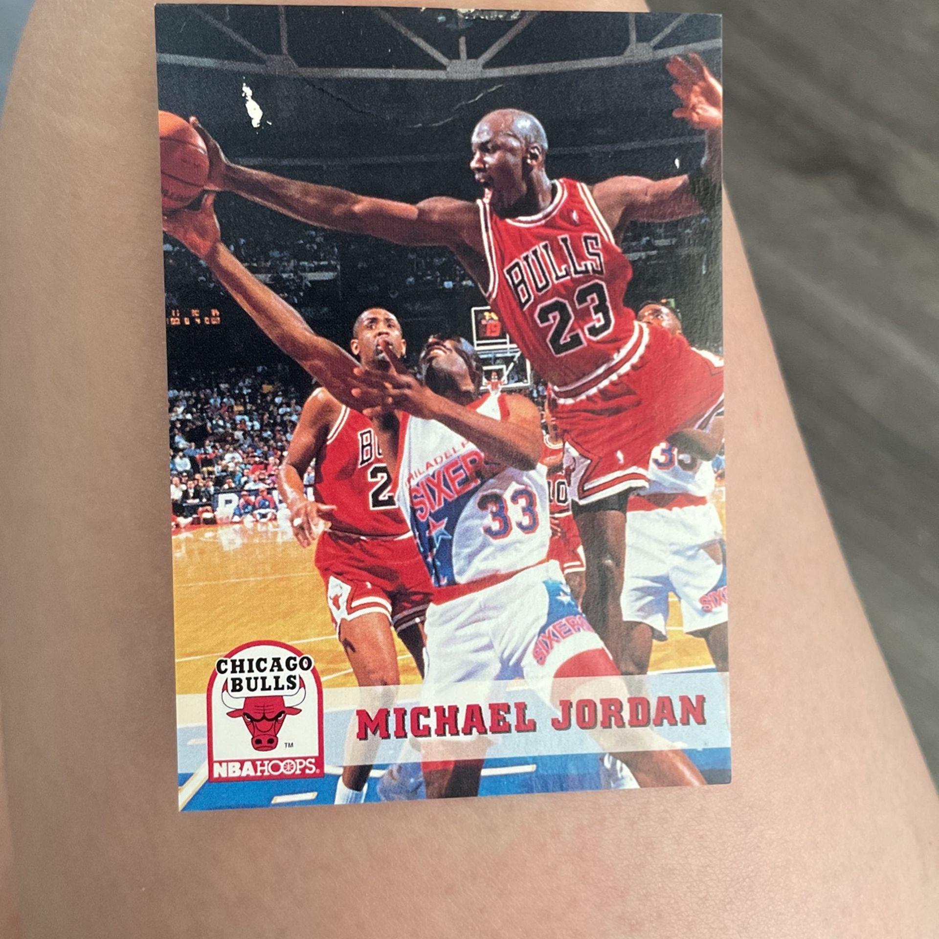 Michael Jordan NBA Hoops 93 Card
