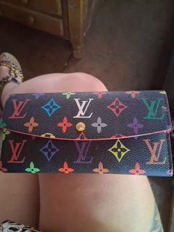 Limited edition Louis Vuitton multi color wallet