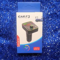 Brand new Bluetooth FM Transmitter , Car Aux Bluetooth and USB Bluetooth compatible with any car stereo Bz4