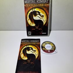 Mortal Kombat Unchained PSP Greatest Hits Complete w/ Manual CIB Tested Works