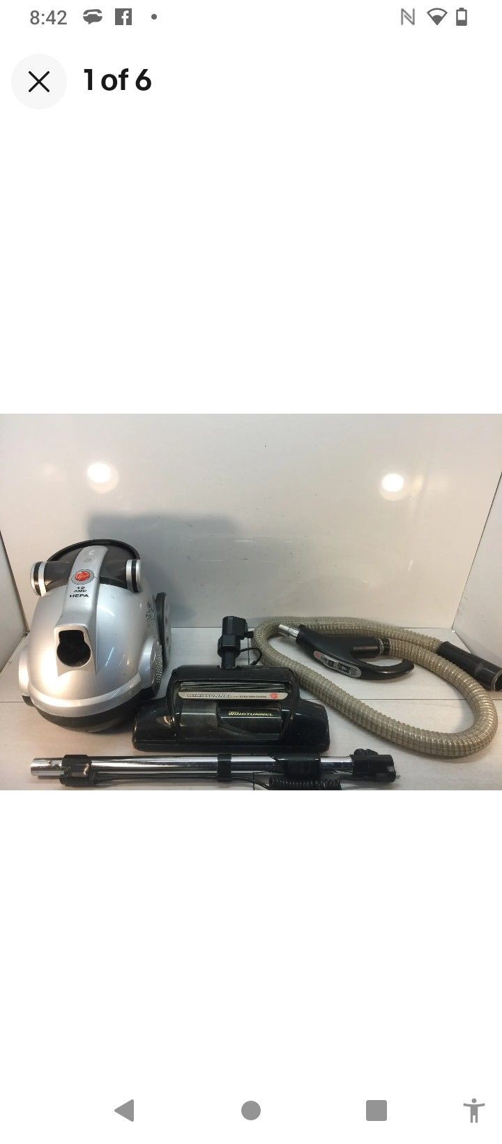 Hoover S3755 12AMP HEPA Windtunnel with Edge Groomers Canister Vacuum Cleaner

 

