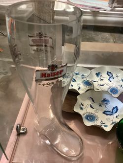 Kaiser Wellington boot 14” high glass for a tall drink!