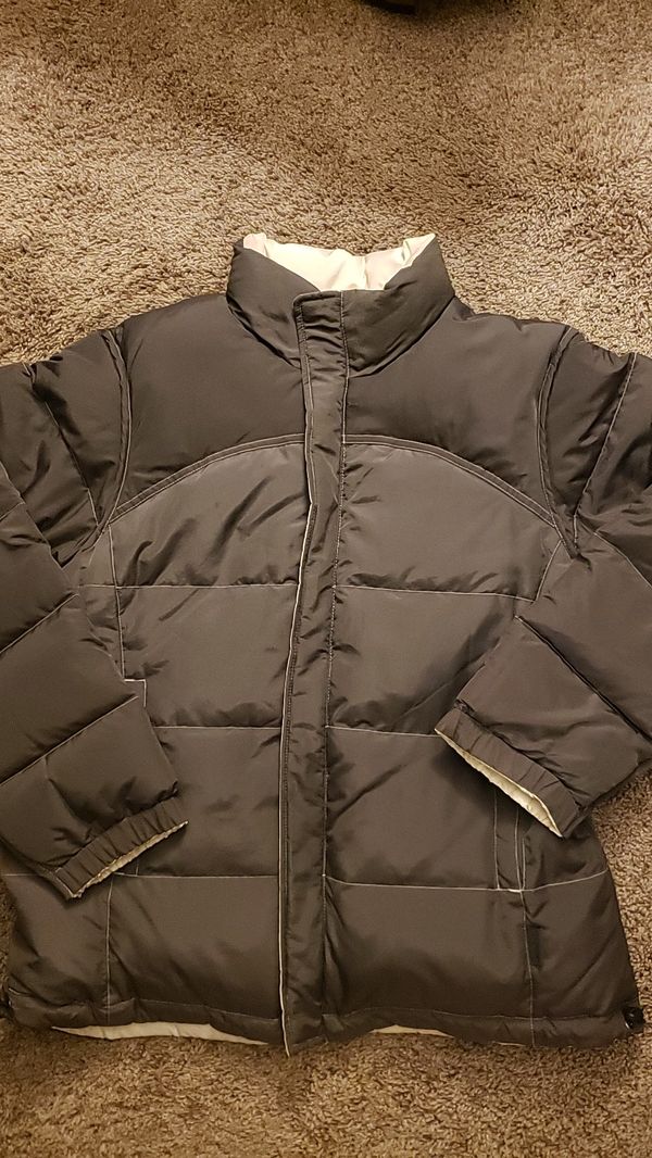 calvin klein belted puffer jacket