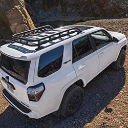 For 2010-2024 Toyota 4 Runner OE TRD PRO Style Roof Rack Sport Free 1 Extra Bar Black