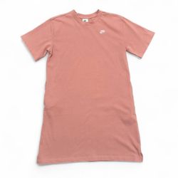 Nike pink girls T-shirt pocket short sleeve dress